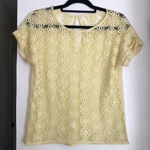 Sheer Free People Blouse